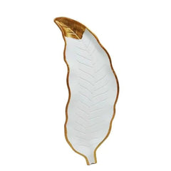 Wooden Table Decoration Leaf Tray
