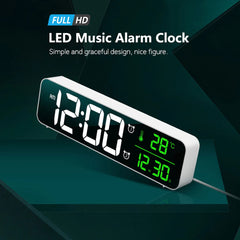 USB LED Digital Clock with Temperature and Date