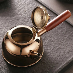 Stainless Steel Golden Tea Kettle