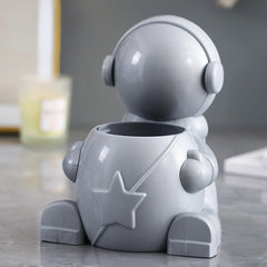 Astronaut Pen Holder Desktop Storage Box