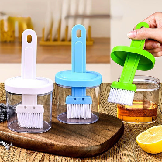 Oil Brush and Pot