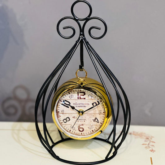 Cage Style Table Clock
