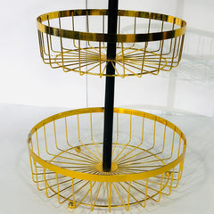 3 Tier Fruit Basket Round