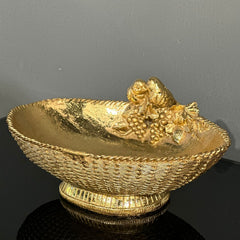 Golden Sparrow Decor Bowl