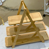 3 Tier Wood Serving Tray-979