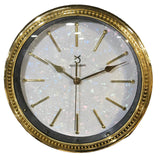 Flower Design Metal Wall Clock-65