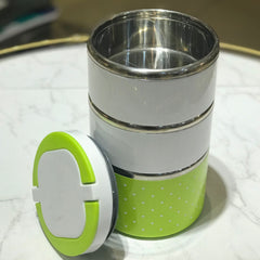 Triple Layer Lunch Box-Green