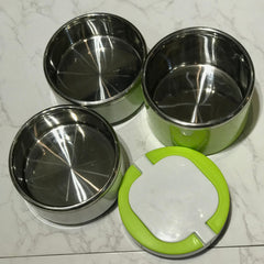 Triple Layer Lunch Box-Green