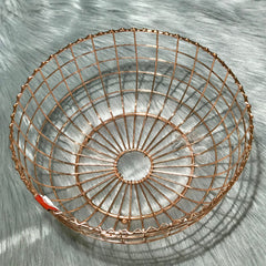 Round Fruit Basket-Copper