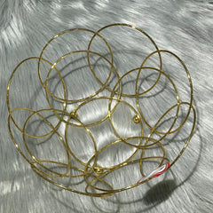 Fruit Basket Ring Design-Golden