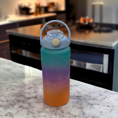 Motivational Water Bottle With Handle