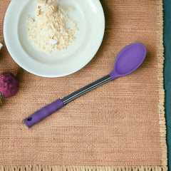 Steel Handle Cooking Spoon