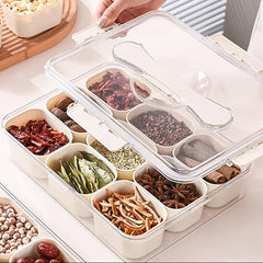 9 Compartments Divided Storage box