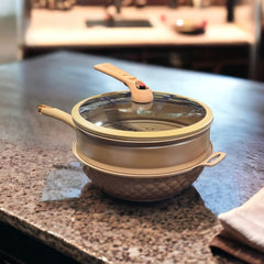 2 in 1 Pressure Steamer Wok