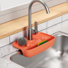 Silicone Faucet Splash Water Proof Shelf