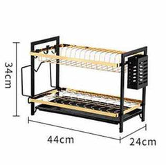 2 Layer Multi-Function Plate Rack