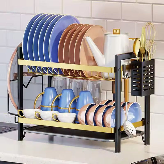 2 Layer Multi-Function Plate Rack