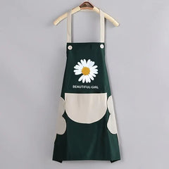 Pure Beauty Apron with Pocket-Green