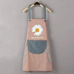 Pure Beauty Apron with Pocket-Pink