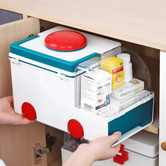 Ambulance Shape Medicine Storage Box