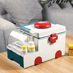 Ambulance Shape Medicine Storage Box