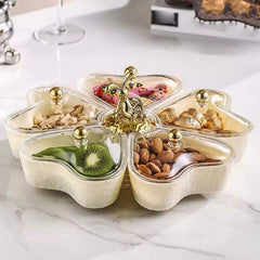Divided Heart Shape DryFruit Dish