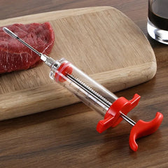 Marinade Injector Syringe-Red
