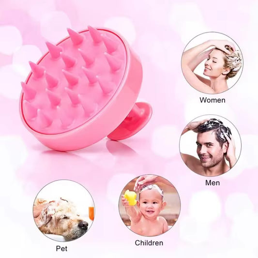 Silicone Shampoo Scalp Hair Brush