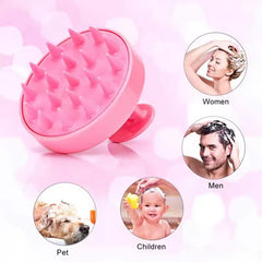 Silicone Shampoo Scalp Hair Brush