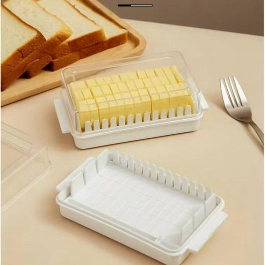 1 Pc Butter Cutter Container With Lid