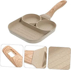 3 Slot Frying Pan-OffWhite