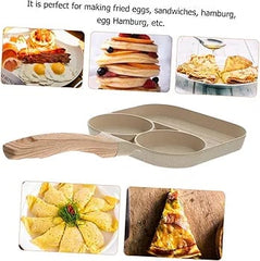 3 Slot Frying Pan-OffWhite