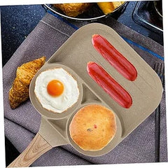 3 Slot Frying Pan-OffWhite