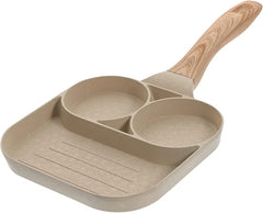 3 Slot Frying Pan-OffWhite