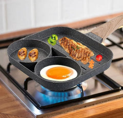 3 Slot Frying Pan-Grey