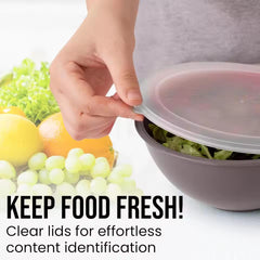 6 Pcs Nesting Bowl Set with Lid