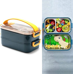 2 Layer Stainless Steel Lunch Box