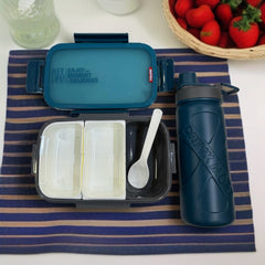 LunchBox with Bottle 7429 -Dark Green