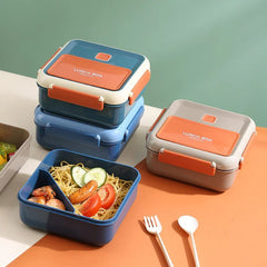 Food Grade Square Lunch Box-Light Brown