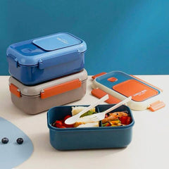 Food Grade Rectangle Lunch Box-Blue