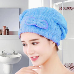 Quick Hair Drying Bath Towel Cap