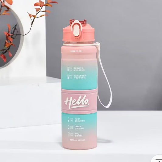 BPA Free Motivational Water Bottle