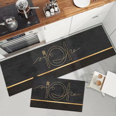 Pair of Non-Slip Kitchen Mat-D4