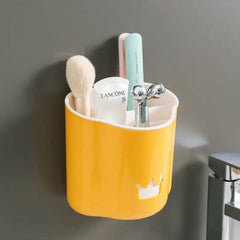 Multifunctional Crown Brush Holder-Yellow