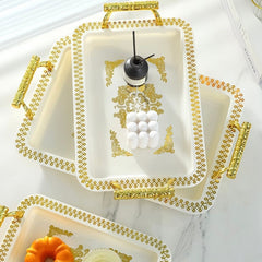 Rectangular Plastic Tray (Set of 3)