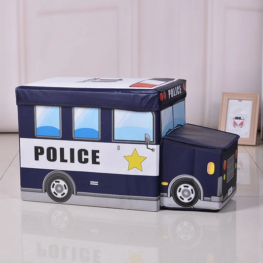 Police Car Design Storage Box
