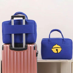 Large Capacity Cartoon Printed Bag-Blue