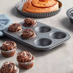 6 Holes Non-Stick Muffin Pan