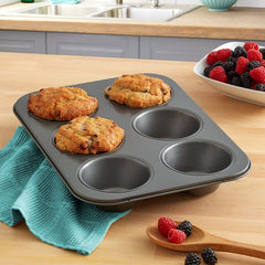6 Holes Non-Stick Muffin Pan