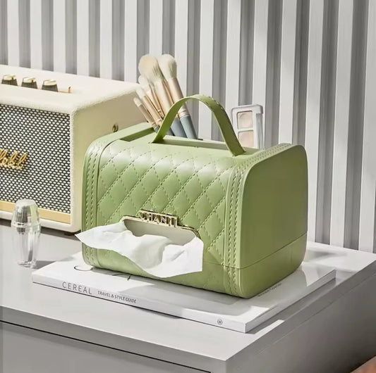 Handbag Shaped Tissue Box (Green)